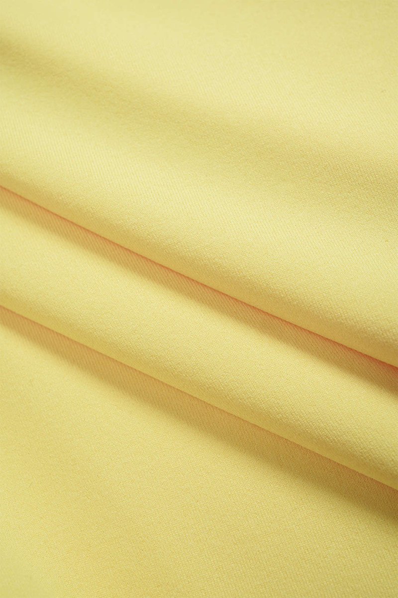 Knotted Solid Sleeveless Bodysuit - MISMIMCWTO2506090065-YELLOW-S