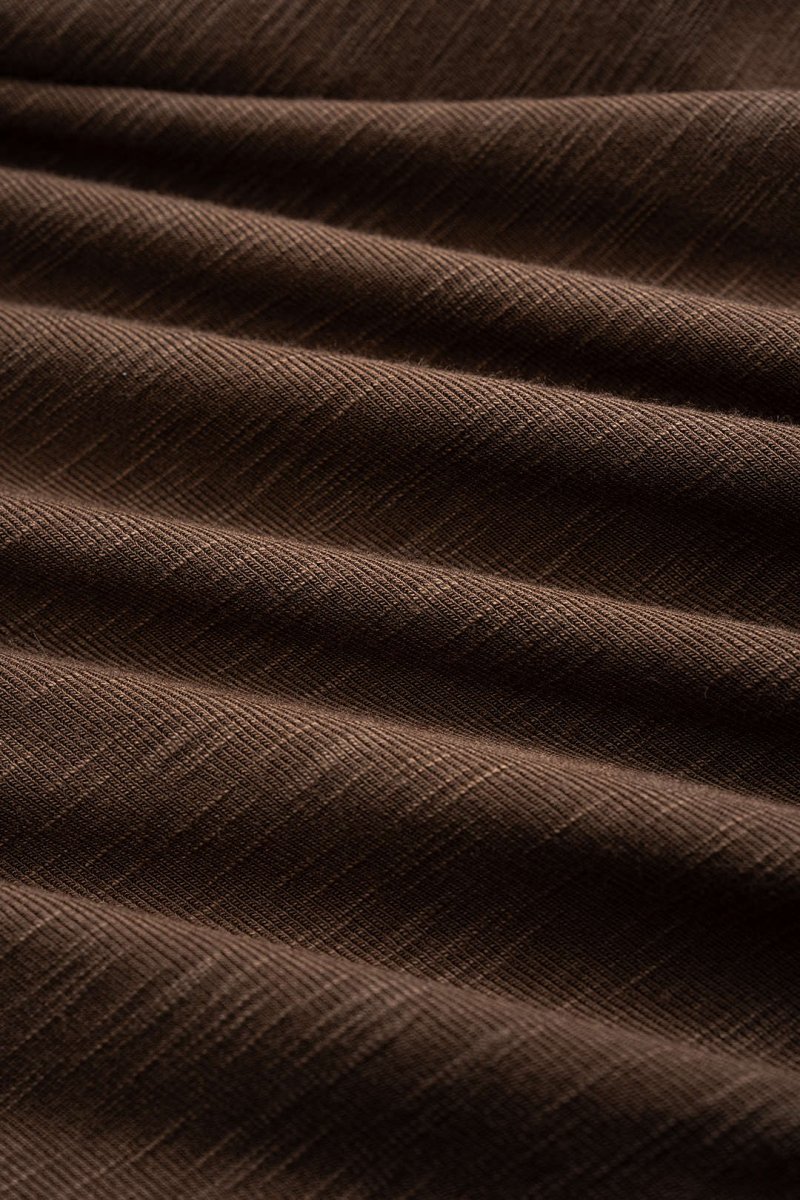 Lace Patchwork Ruched Twist Knot Slip Sleeveless Maxi Dress - MISMIMCWDA2509220097-BROWN-XS