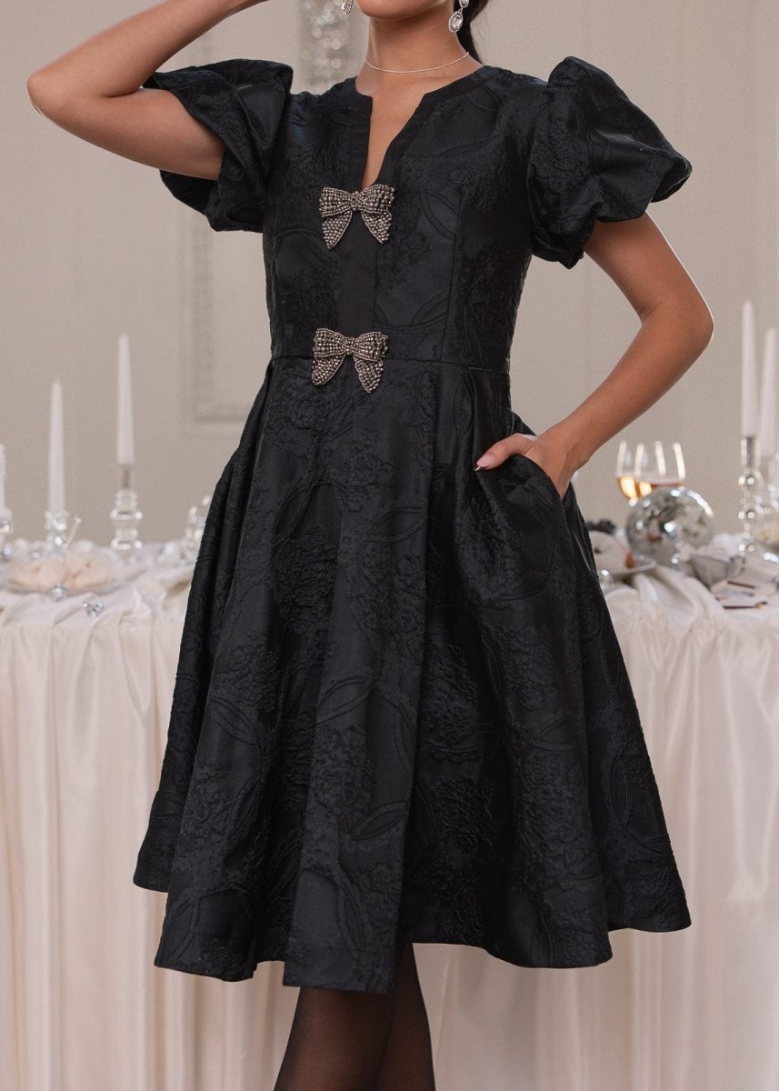 Lennon Dress - MISMIJK2481-W-BLK-00