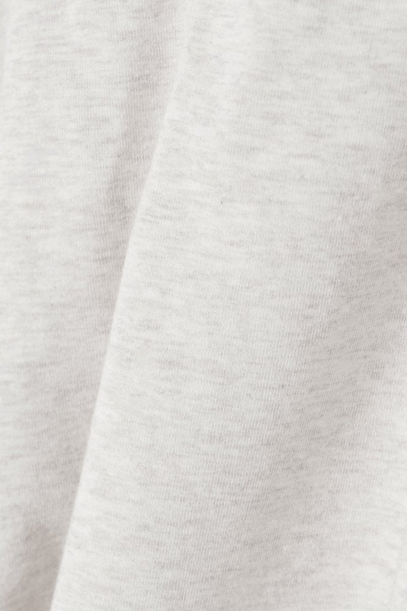 Letter Print Round Neck Short Sleeve T-Shirt - MISMIMCWTS2504270071-WHEAT-XS