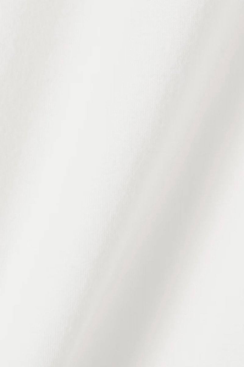 Letter Print Round Neck Short Sleeve T-Shirt - MISMIMCWTS2504270071-WHITE-XS