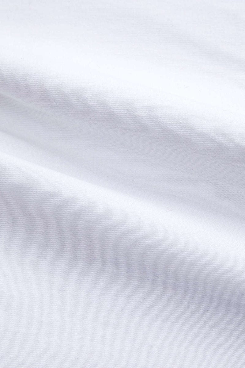 Letter Print Round Neck Short Sleeve T-Shirt - MISMIMCWTS2412200100-WHITE-S