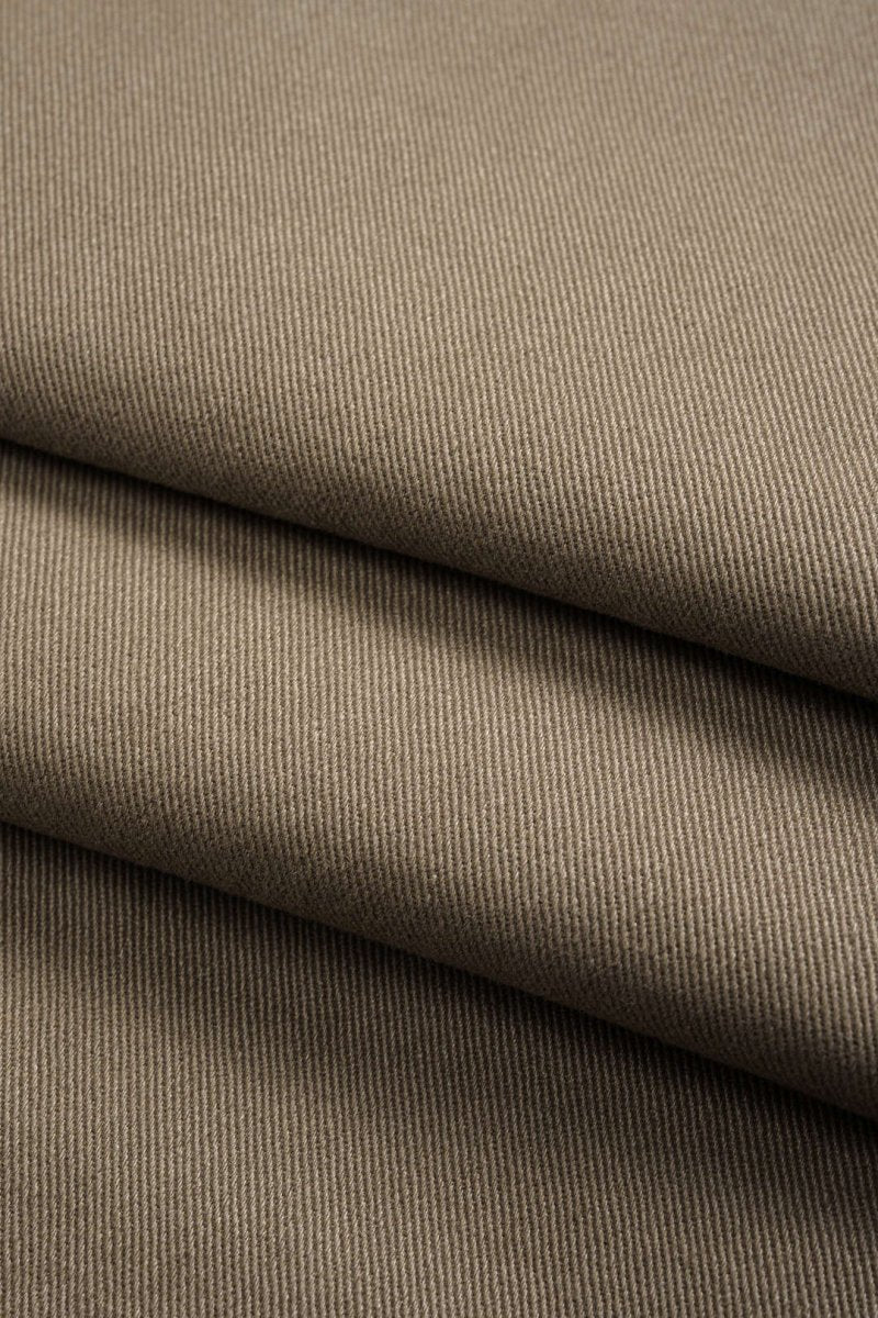 Letter Print Straight Leg Barrel Jeans - MISMIMCWNJ2509080136-KHAKI-XS