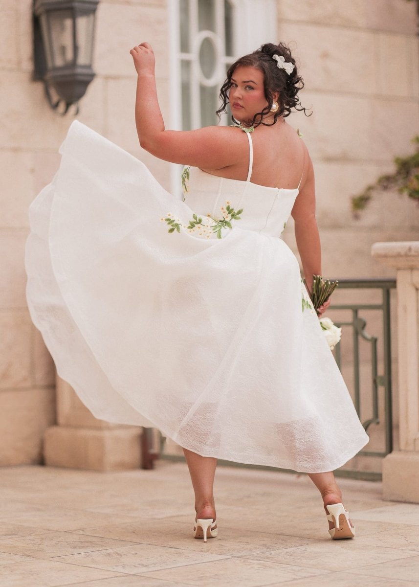 Lily Petal Dress - MISMIJK24190-W-WHT-00