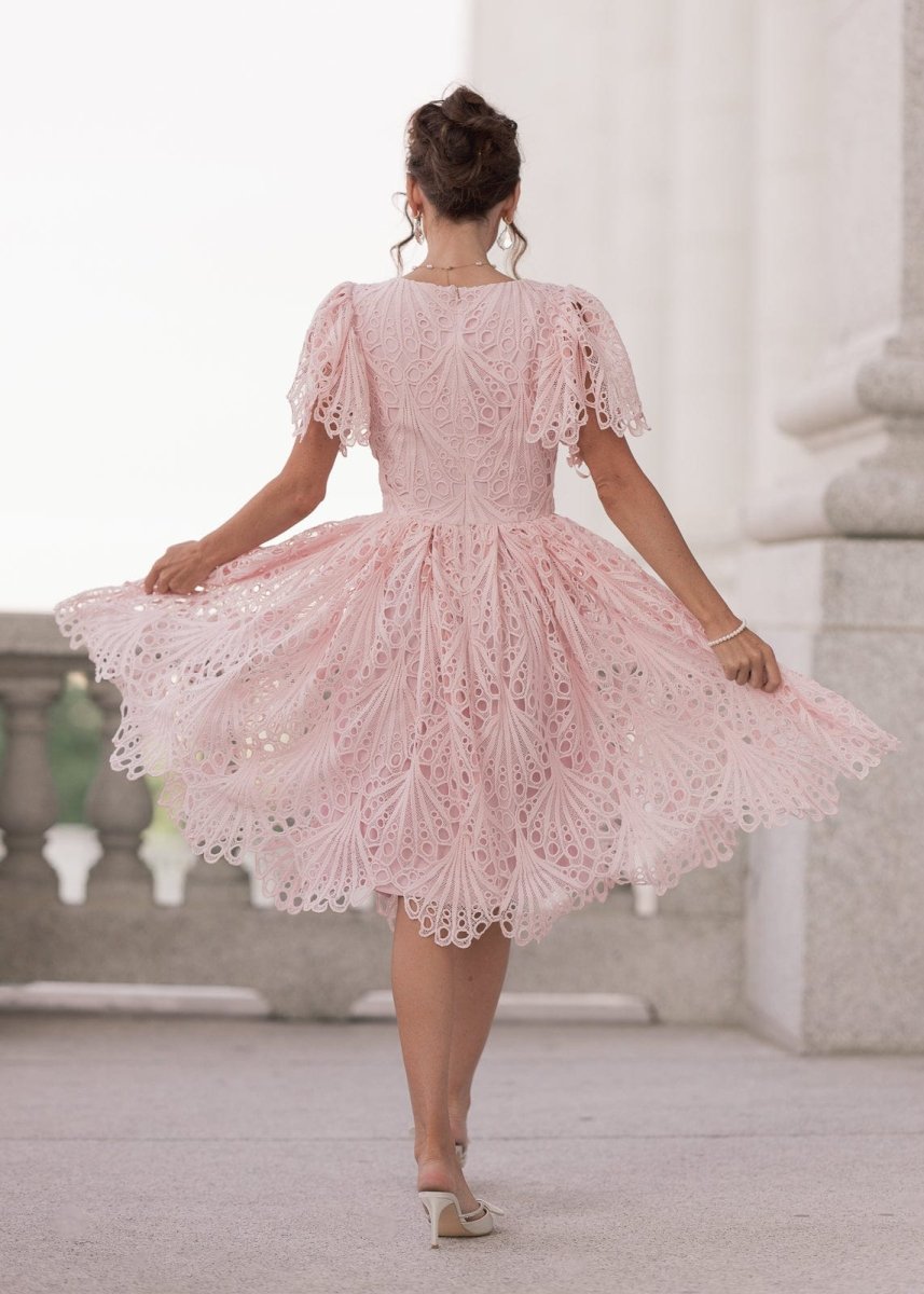 Linda Dress - MISMIJK2486-W-PNK-XXS