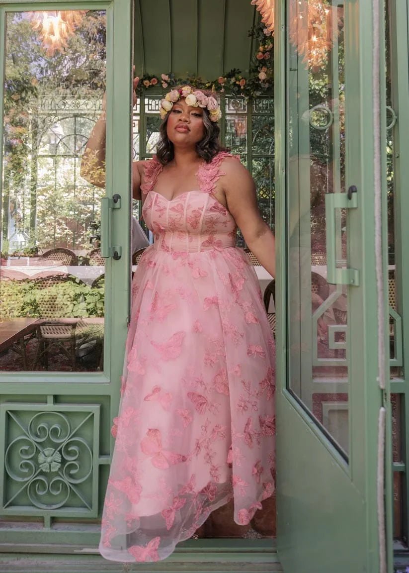 Mariposa Dress - MISMIJK24074-W-PNK-00