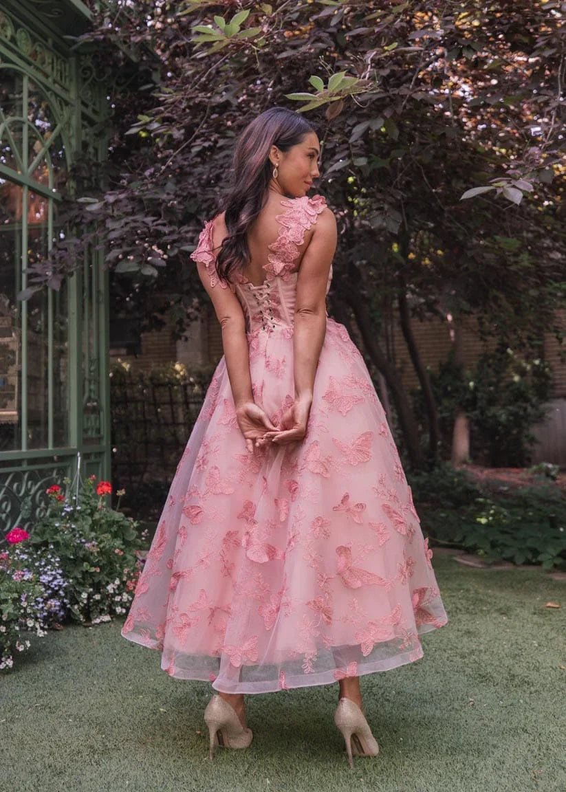 Mariposa Dress - MISMIJK24074-W-PNK-00