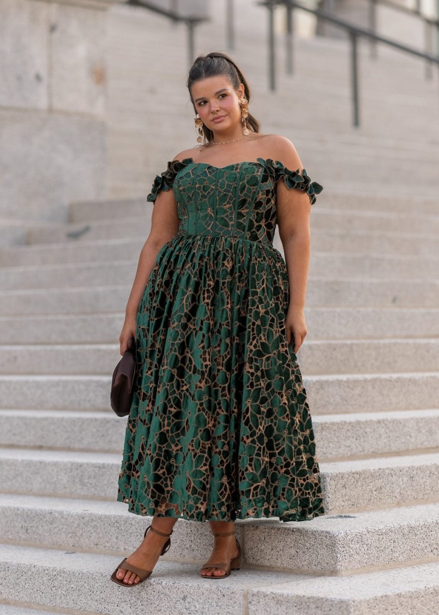 Melena Dress - MISMIJK2496-W-GRN-00