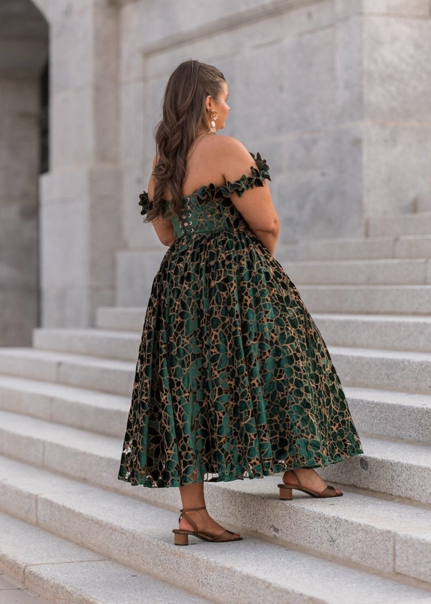 Melena Dress - MISMIJK2496-W-GRN-00