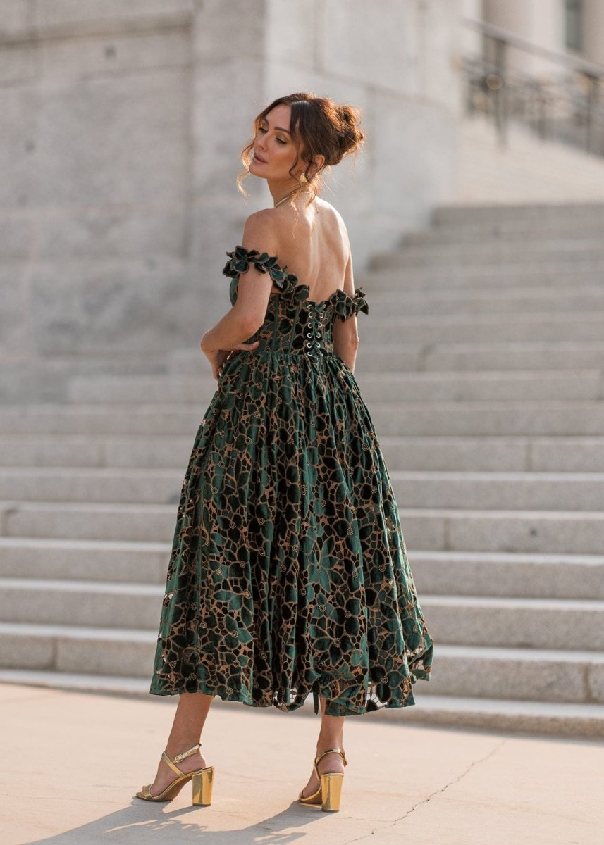 Melena Dress - MISMIJK2496-W-GRN-00