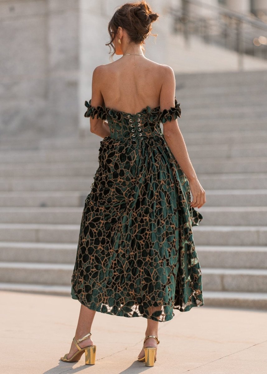 Melena Dress - MISMIJK2496-W-GRN-00