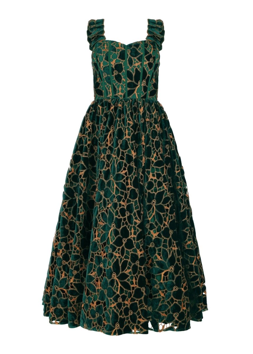 Melena Dress - MISMIJK2496-W-GRN-00