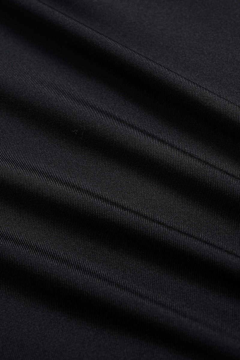 Metallic Cut Out Long Sleeve Bodysuit - MISMIMCWTO2509080003-BLACK-XS