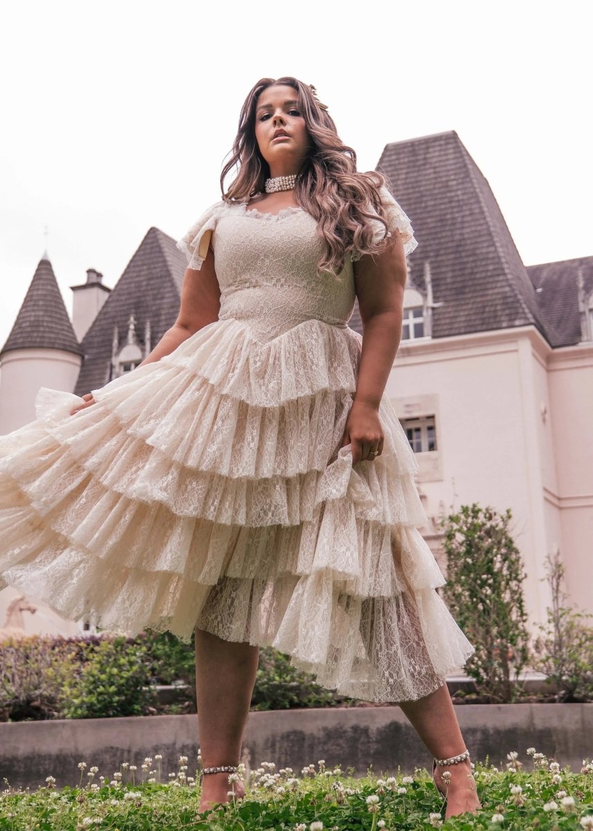 Mia Dress Champagne - MISMIJK23050-W-CHM-1