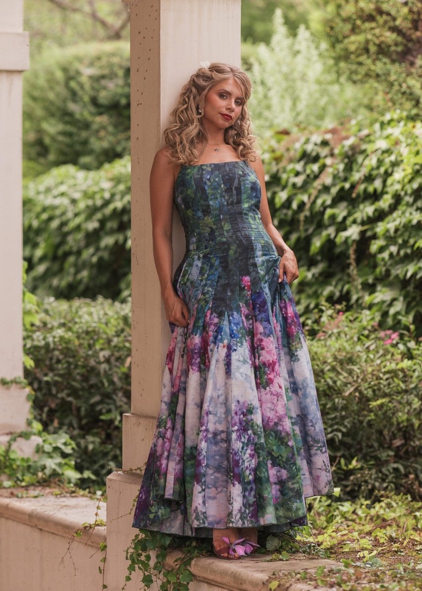 Monet Dress - MISMIJK24199-W-GRN-XXS