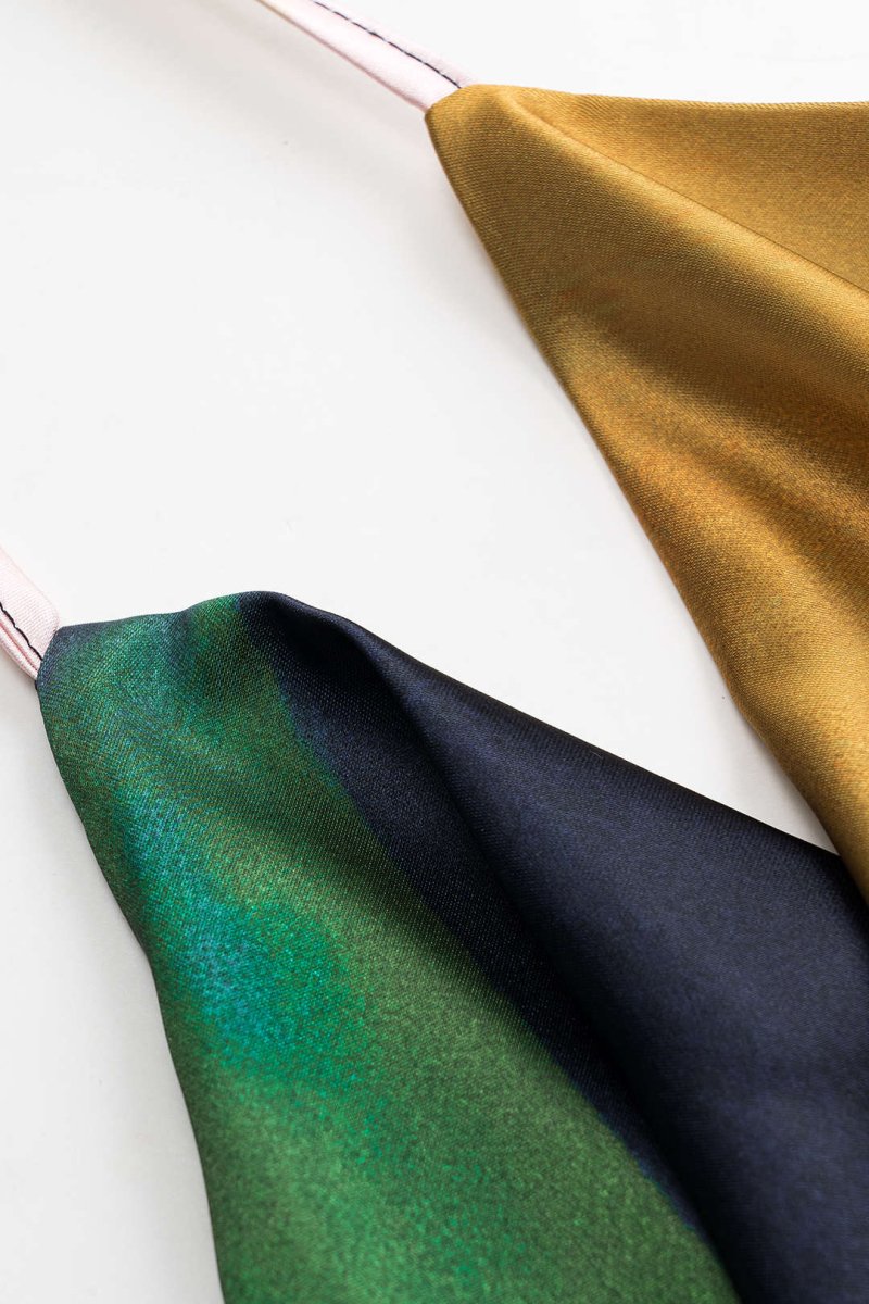 Ombre Print Satin Tie Up Zipper Cami Top - MISMIMCWTT2502250035-MULTICOLOR-XS