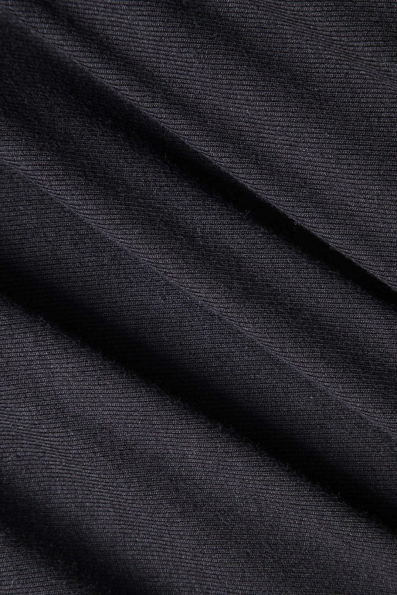 Patchwork Off Shoulder Long - Sleeve Top - MISMIMCWTL2410160041-BLACK-XS