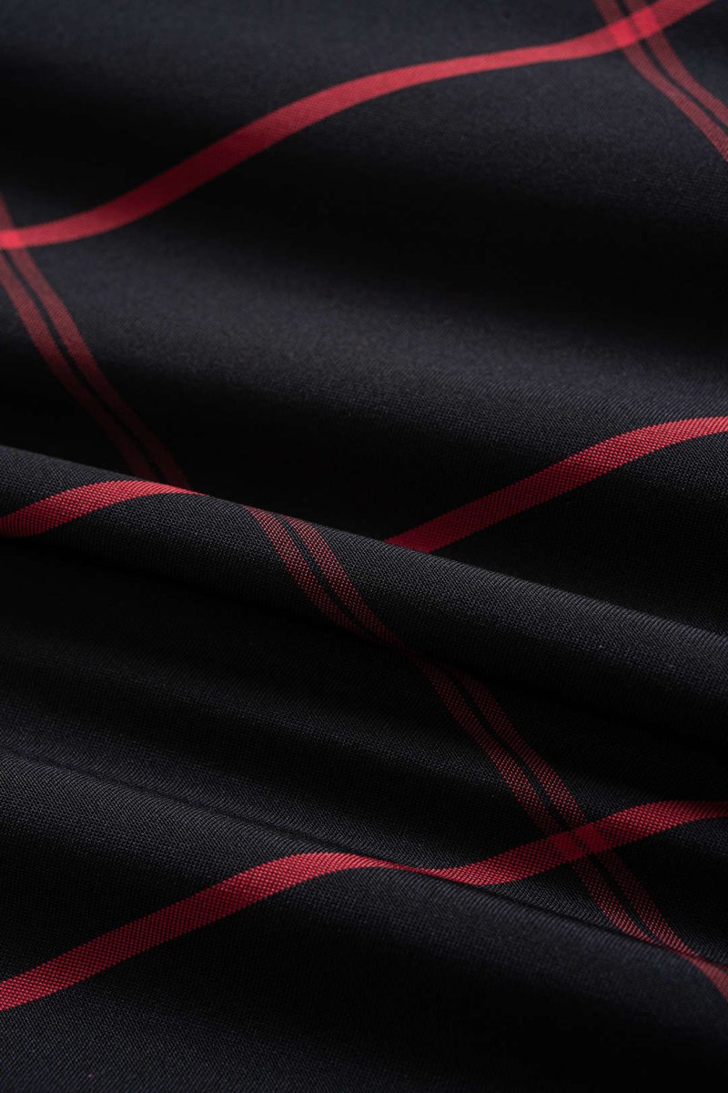 Plaid Print Zipper Mini Skirt - MISMIMCWSX2510160138-BLACK-XS