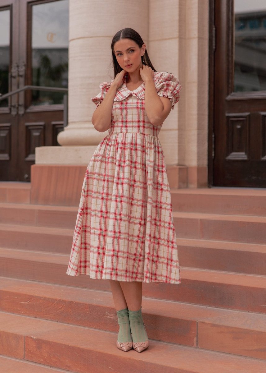 Pyper Dress - MISMIJK23035-W-RED-XXS