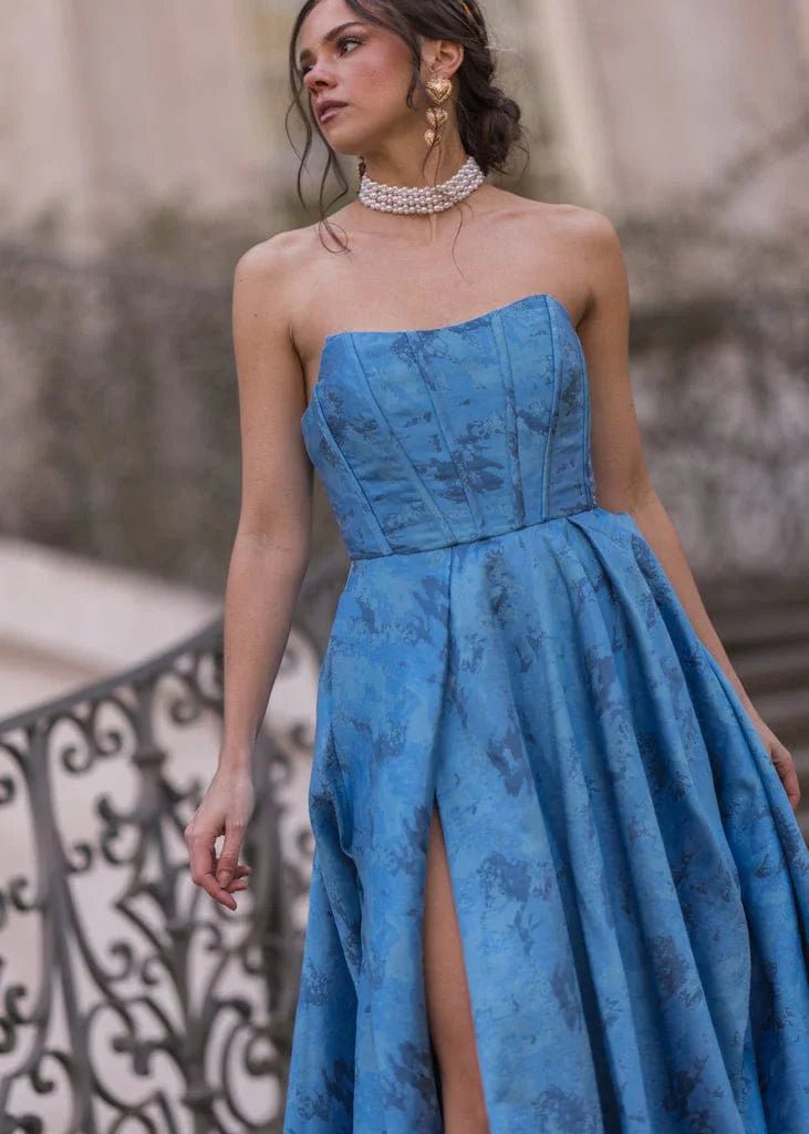 Rayne Dress - MISMIJK24185-W-BLU-00