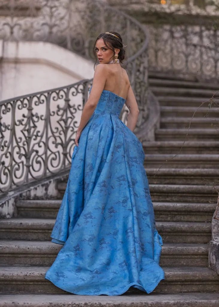 Rayne Dress - MISMIJK24185-W-BLU-00