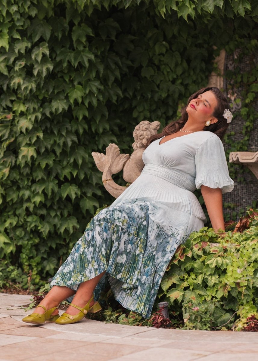 Renoir Dress - MISMIJK24200-W-BLU-XXS