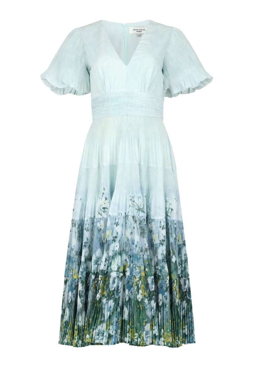 Renoir Dress - MISMIJK24200-W-BLU-XXS