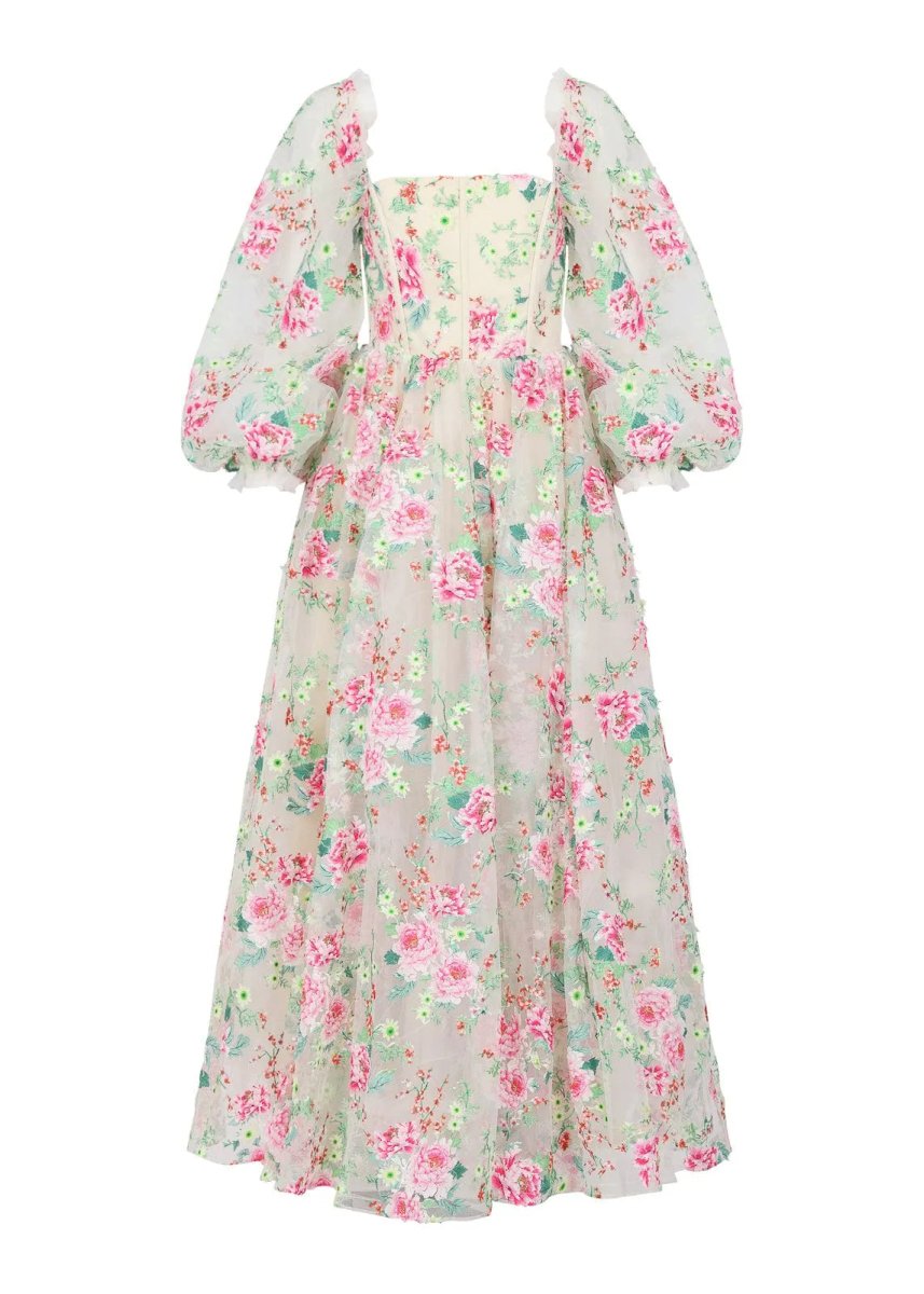 Rosetta Dress - MISMIJK24166-W-CRM-00