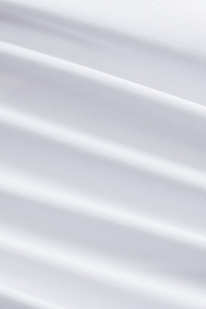 Solid Bustier Sleeveless Bodysuit - MISMIMCWTO2502060039-WHITE-XS