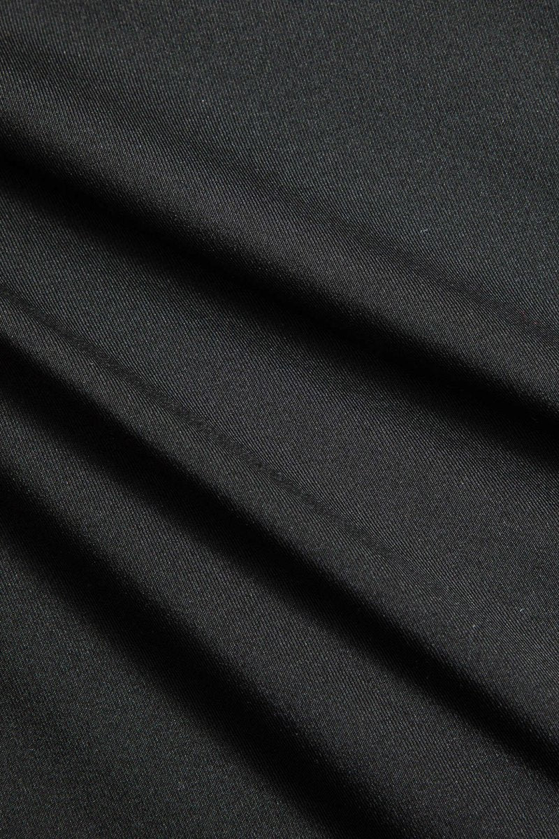 Solid Patchwork Mini Dress - MISMIMCWDC2410160090-BLACK-XS