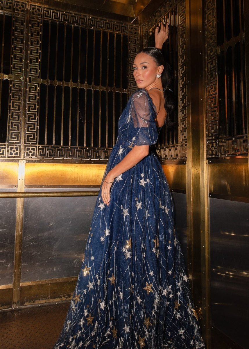 Starla Dress - MISMIJK2482-W-BLU-00