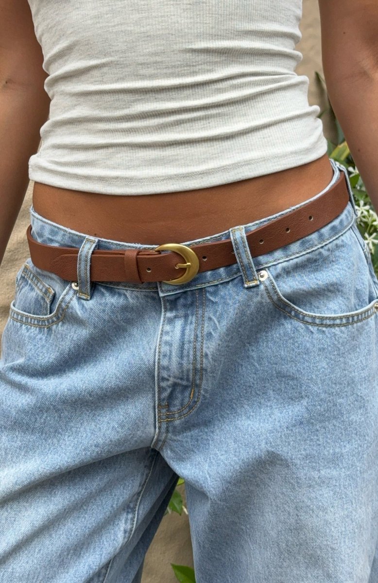 Titan Belt Burnt Caramel/Vintage Gold - MISMIEXS108-1-S/M