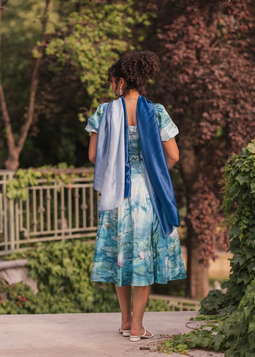 Water Lily Dress - MISMIJK24298-W-BLU-XXS