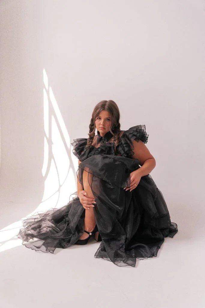 Wednesday Dress - MISMIJK23091-W-BLK-XXS