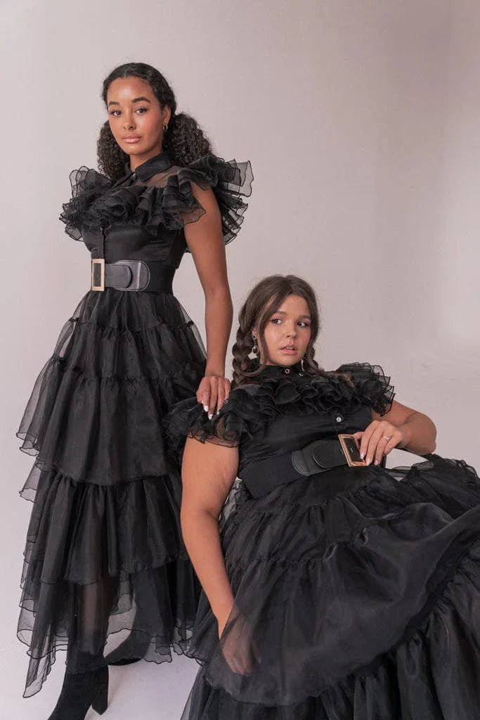 Wednesday Dress - MISMIJK23091-W-BLK-XXS