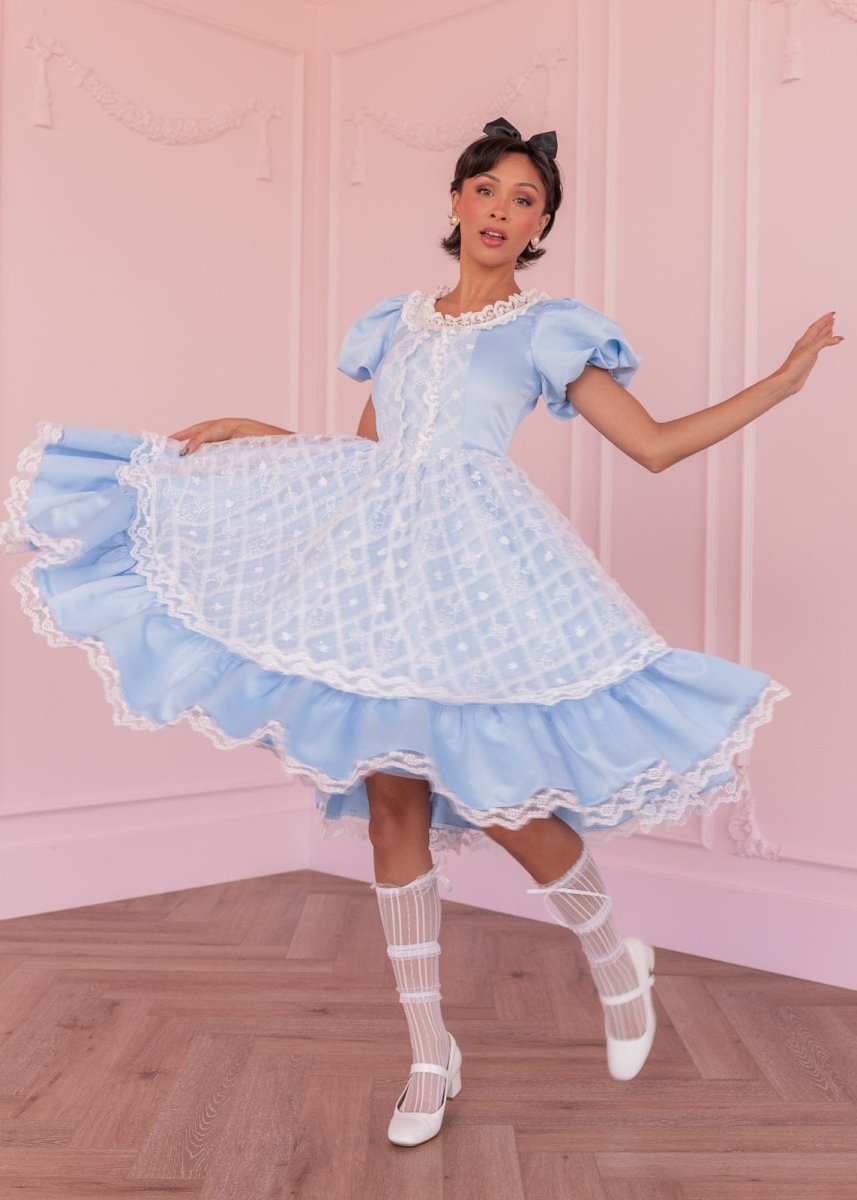 Wonderland Dress - MISMIJK2474-W-BLU-XXS