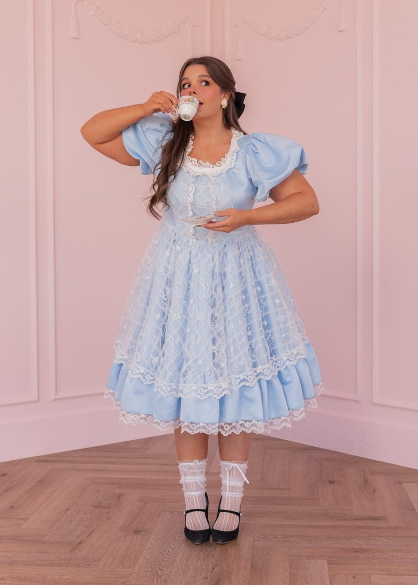 Wonderland Dress - MISMIJK2474-W-BLU-XXS