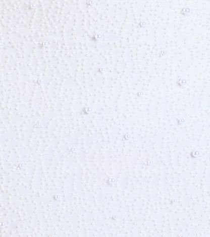 Keira Faux Pearl Strappy Open-Back Mini Dress