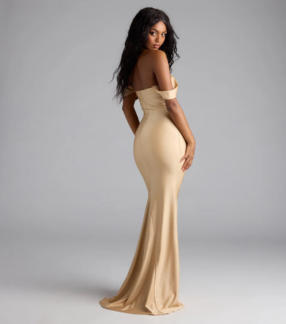 Maylah Off-The-Shoulder Mermaid Dress