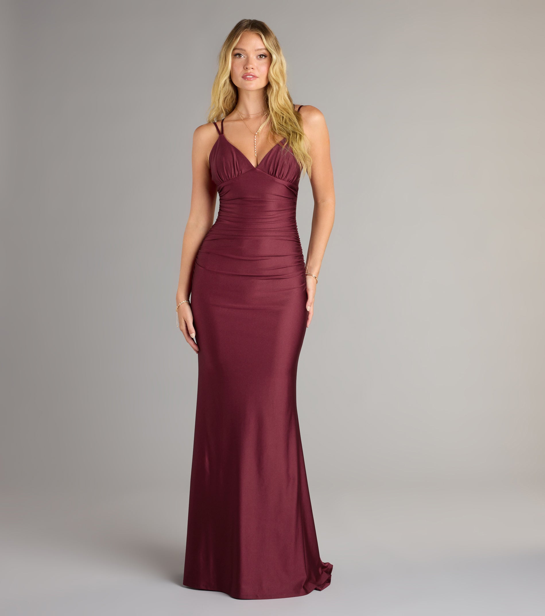 Amelia Lace-Up Mermaid Formal Dress