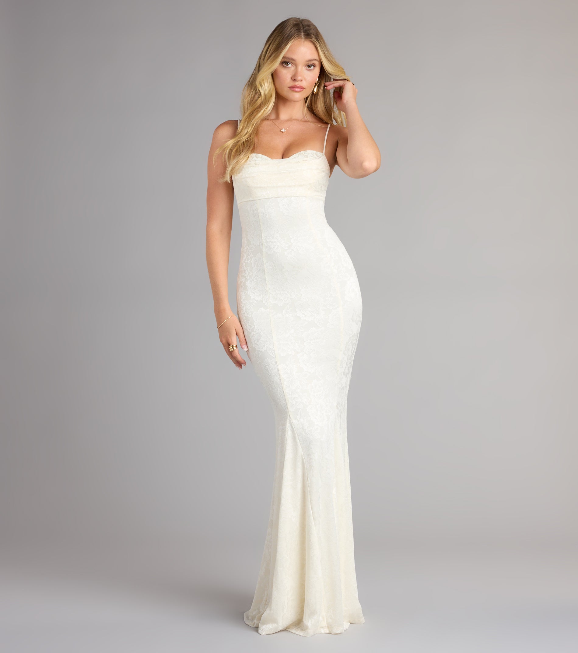 Kendal Lace Mermaid Formal Dress