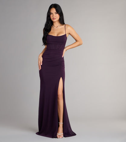 Marabella Mesh Corset Mermaid Formal Dress