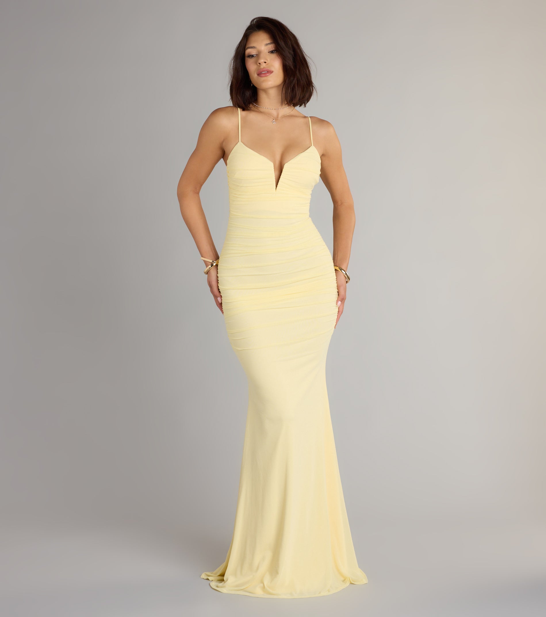 Corrie Mesh Mermaid Formal Dress