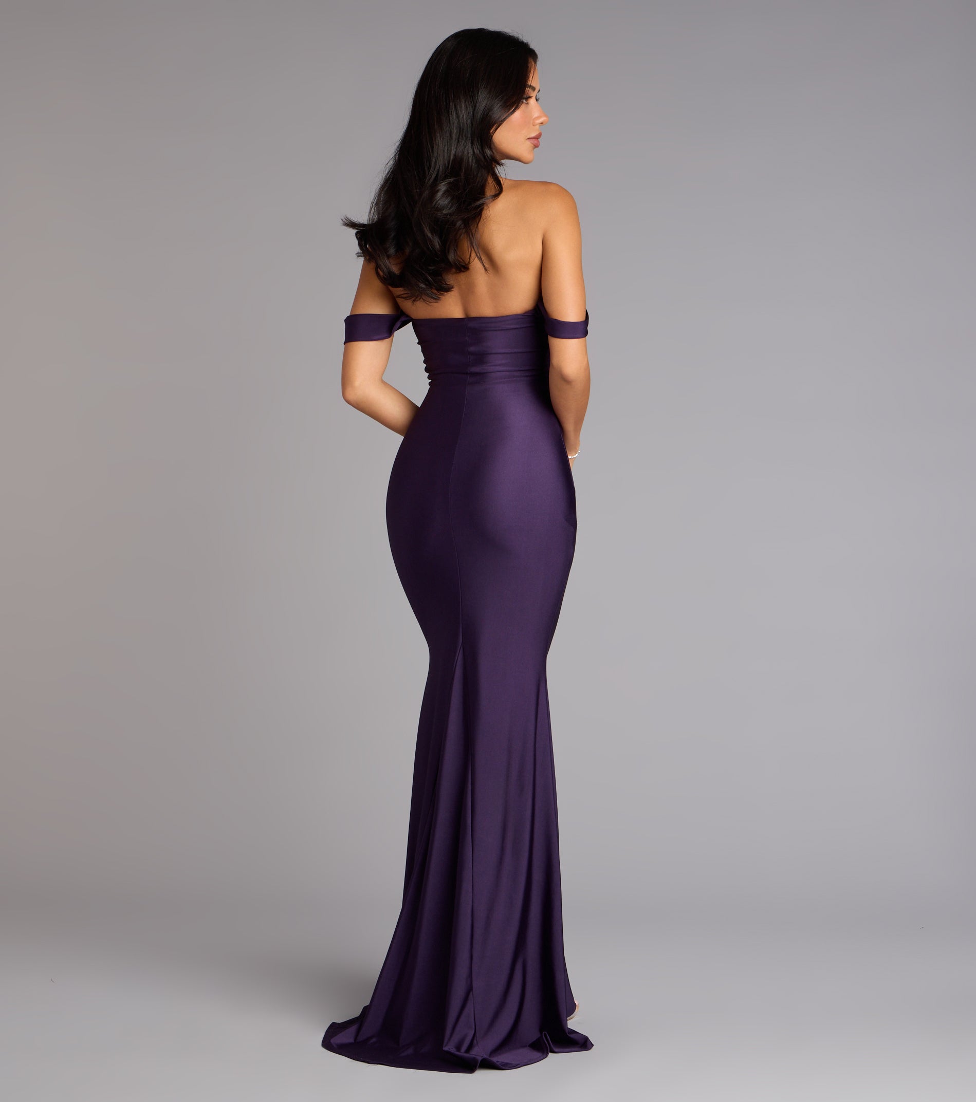 Maylah Off-The-Shoulder Mermaid Dress