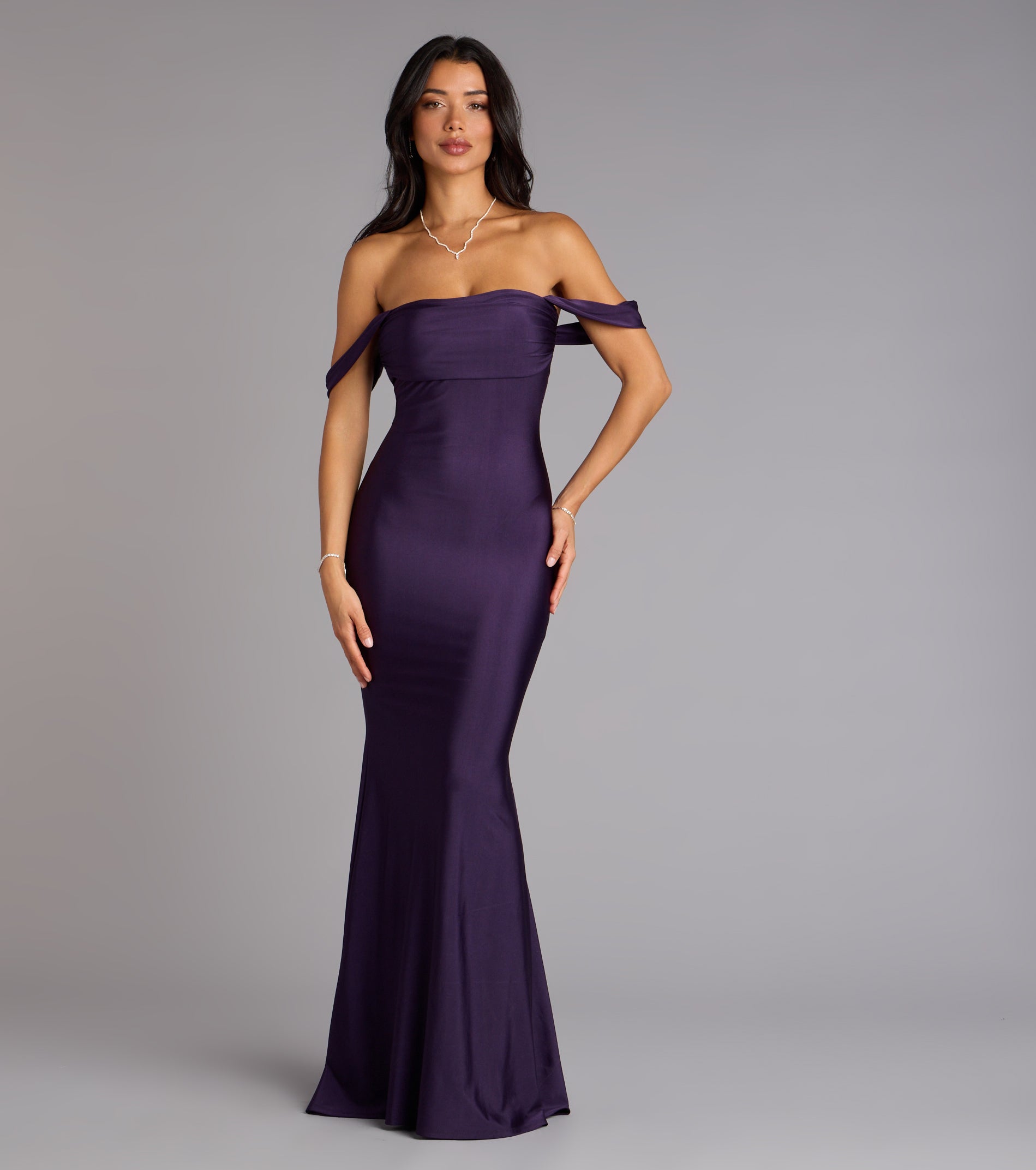 Maylah Off-The-Shoulder Mermaid Dress