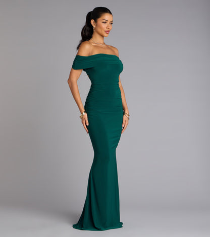 Arial Open Back Mermaid Formal Dress