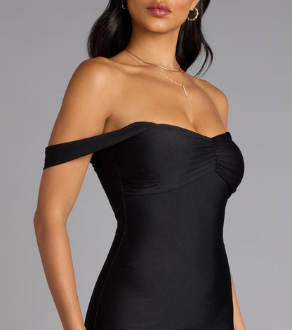 Rae Off-The-Shoulder Mermaid Formal Dress