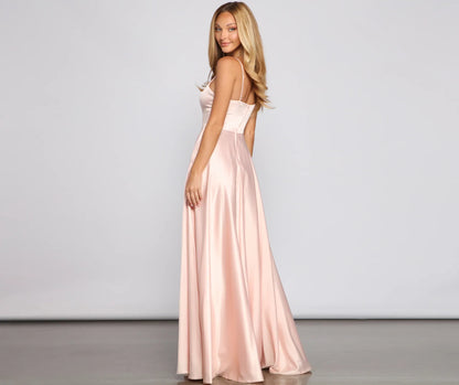 Juliet Formal High Slit Dress 2