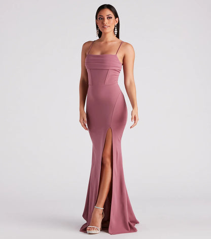 Anna Formal High-Slit Mermaid Dress