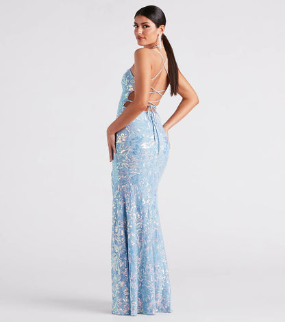 Raquel Formal Sequin Mermaid Dress